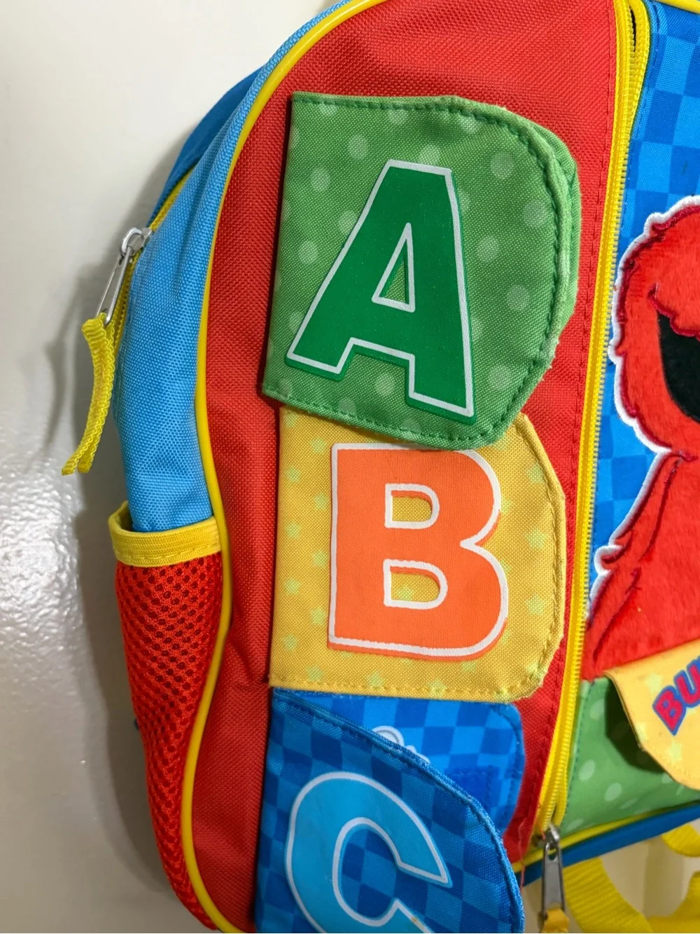 Sesame Street Elmo ABC Backpack - G-Tube Adaptive Backpack